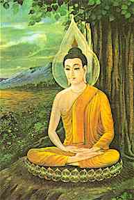 Buddha Enlightened under Bo Tree